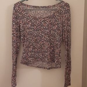 Floral crop top